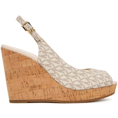 MICHAEL Michael Kors Sandały Rosie Wedge 40S6RSHS1B Écru 40 Kremowy Damskie MICHAEL Michael Kors Sandały Rosie Wedge 40S6RSHS1B Écru 40 Kremowy Damskie