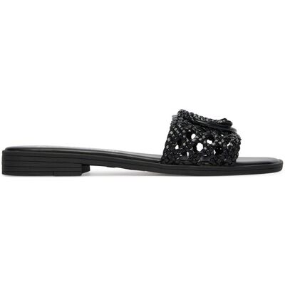 Just Cavalli Klapki 80RA3S83 ZSE38 Czarny 35 Czarny Damskie Just Cavalli Klapki 80RA3S83 ZSE38 Czarny 35 Czarny Damskie