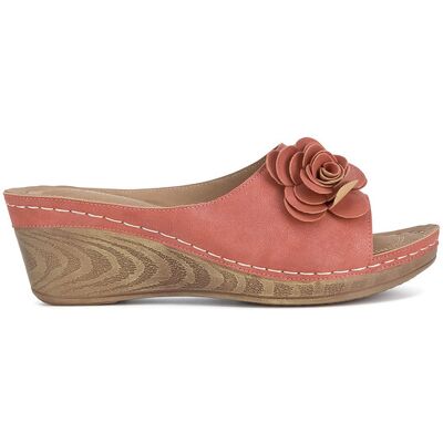Clara Barson Klapki WYL05010-29 Czerwony 42 Czerwony Damskie Clara Barson Klapki WYL05010-29 Czerwony 42 Czerwony Damskie