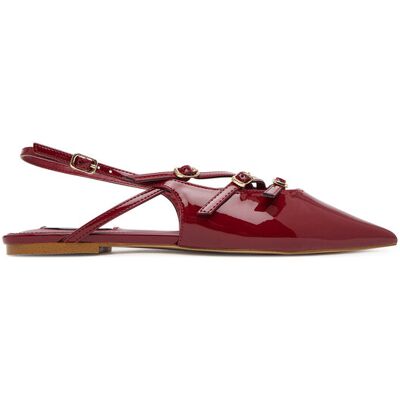 Steve Madden Baleriny Cianna SM11003709 Bordowy 37 Bordowy Damskie Steve Madden Baleriny Cianna SM11003709 Bordowy 37 Bordowy Damskie