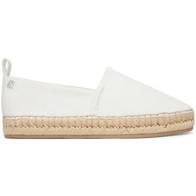 Calvin Klein Espadryle Oblique Espadrille Canvas HW0HW02931 Biały 36 Biały Damskie Calvin Klein Espadryle Oblique Espadrille Canvas HW0HW02931 Biały 36 Biały Damskie