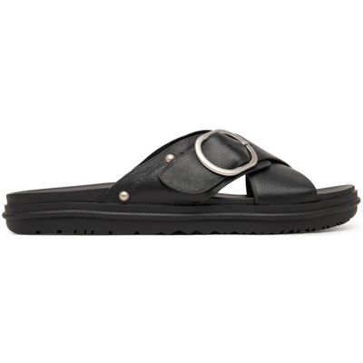 Emu Australia Klapki Ebony W13247 Czarny 41 Czarny Damskie Emu Australia Klapki Ebony W13247 Czarny 41 Czarny Damskie