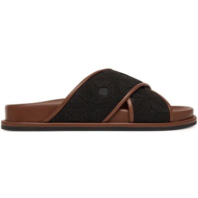 Max Mara Beachwear Klapki Peonie 2616521019650 Czarny 40 Czarny Damskie Max Mara Beachwear Klapki Peonie 2616521019650 Czarny 40 Czarny Damskie