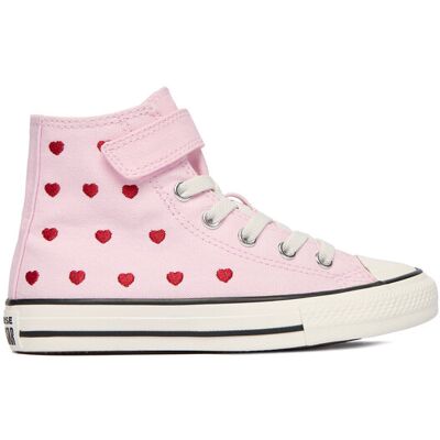 Converse Trampki Chuck Taylor All Star Hearts & Roses Easy-On A19066C Różowy 28_1_2 Różowy Dziewczynka Converse Trampki Chuck Taylor All Star Hearts & Roses Easy-On A19066C Różowy 28_1_2 Różowy Dziewczynka