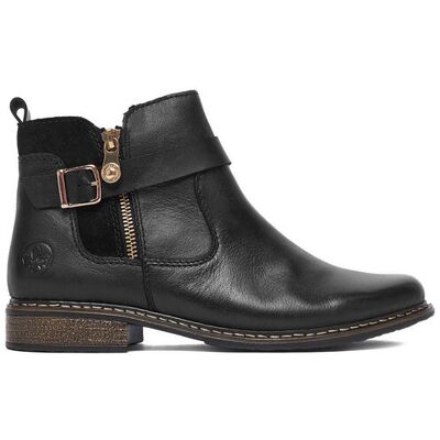 Rieker Botki CEO-Z4959-00 Czarny 42 Czarny Damskie Rieker Botki CEO-Z4959-00 Czarny 42 Czarny Damskie