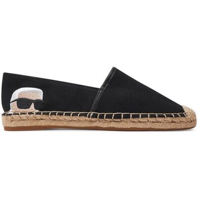 KARL LAGERFELD Espadryle KL80111N Czarny 35 Czarny Damskie KARL LAGERFELD Espadryle KL80111N Czarny 35 Czarny Damskie