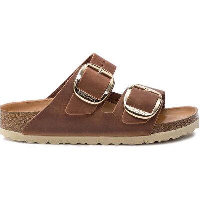 Birkenstock Klapki Arizona Big Buckle 1011073 Brązowy 35 Brązowy Damskie Birkenstock Klapki Arizona Big Buckle 1011073 Brązowy 35 Brązowy Damskie
