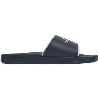 Calvin Klein Jeans Klapki Slide Rubber Neoprene Monologo YM0YM00361 Granatowy 44 Granatowy Męskie Calvin Klein Jeans Klapki Slide Rubber Neoprene Monologo YM0YM00361 Granatowy 44 Granatowy Męskie