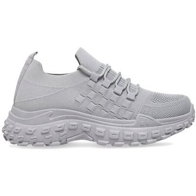 Jenny Fairy Sneakersy WYL0310-02 Szary 42 Szary Damskie Jenny Fairy Sneakersy WYL0310-02 Szary 42 Szary Damskie