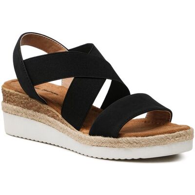 Clara Barson Espadryle WS2189-26 Czarny 36 Czarny Damskie Clara Barson Espadryle WS2189-26 Czarny 36 Czarny Damskie