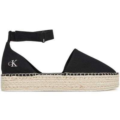 Calvin Klein Jeans Espadryle Flatform Espadrille Sling Mg YW0YW01735 Czarny 39 Czarny Damskie Calvin Klein Jeans Espadryle Flatform Espadrille Sling Mg YW0YW01735 Czarny 39 Czarny Damskie