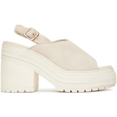 Converse Sandały Chuck 70 De Luxe Heel Mule A15070C Écru 41 Kremowy Damskie Converse Sandały Chuck 70 De Luxe Heel Mule A15070C Écru 41 Kremowy Damskie