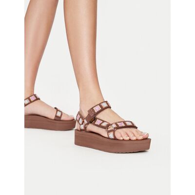 Teva Sandały Flatform Universal Crochet 1150210 Brązowy 41 Brązowy Damskie Teva Sandały Flatform Universal Crochet 1150210 Brązowy 41 Brązowy Damskie