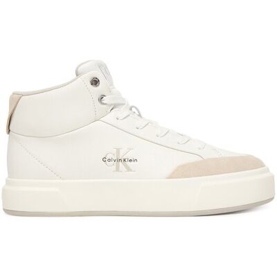 Calvin Klein Sneakersy Basket Cups High Laceup Lth Mix YW0YW02024 Biały 37 Biały Damskie Calvin Klein Sneakersy Basket Cups High Laceup Lth Mix YW0YW02024 Biały 37 Biały Damskie