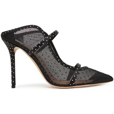 MALONE SOULIERS Klapki Maureen 100-351 Czarny 39 Czarny Damskie MALONE SOULIERS Klapki Maureen 100-351 Czarny 39 Czarny Damskie