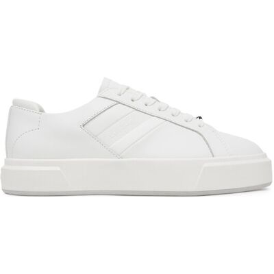Calvin Klein Sneakersy Basket Cups Lace Up Logo Tape YW0YW02007 Biały 39 Biały Damskie Calvin Klein Sneakersy Basket Cups Lace Up Logo Tape YW0YW02007 Biały 39 Biały Damskie