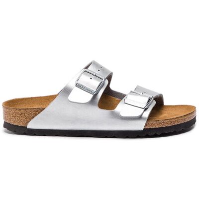 Birkenstock Klapki Arizona Bs 1012283 Srebrny 37 Srebrny Damskie Birkenstock Klapki Arizona Bs 1012283 Srebrny 37 Srebrny Damskie