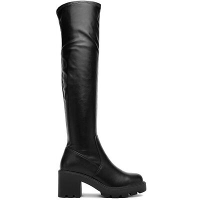 DeeZee Kozaki HX24029-1 Czarny 41 Czarny Damskie DeeZee Kozaki HX24029-1 Czarny 41 Czarny Damskie