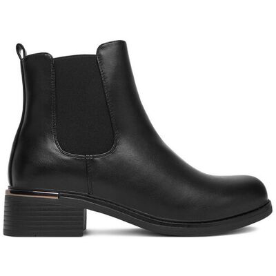 DeeZee Botki HX21055-1A Czarny 38 Czarny Damskie DeeZee Botki HX21055-1A Czarny 38 Czarny Damskie