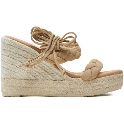 Manebi Espadryle Hamptons Two Braided Bands Wedge Espadrilles M 1.1 WE Beżowy 38 Beżowy Damskie Manebi Espadryle Hamptons Two Braided Bands Wedge Espadrilles M 1.1 WE Beżowy 38 Beżowy Damskie