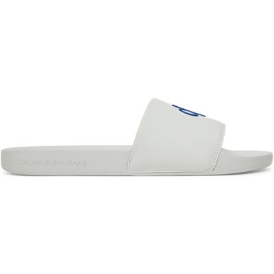 Calvin Klein Jeans Klapki Slide Jelly Mono Pu YM0YM01281 Szary 41 Szary Męskie Calvin Klein Jeans Klapki Slide Jelly Mono Pu YM0YM01281 Szary 41 Szary Męskie