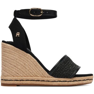 Tommy Hilfiger Espadryle High Wedge Espad FW0FW09471 Czarny 39 Czarny Damskie Tommy Hilfiger Espadryle High Wedge Espad FW0FW09471 Czarny 39 Czarny Damskie