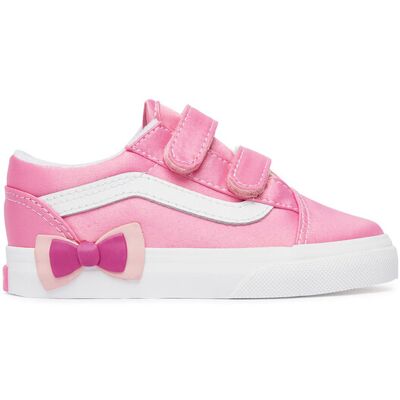 Vans Sneakersy Old Skool V Bow VN000E9WFRQ1 Różowy 25_1_2 Różowy Dziewczynka Vans Sneakersy Old Skool V Bow VN000E9WFRQ1 Różowy 25_1_2 Różowy Dziewczynka