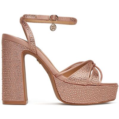 Nine West Sandały S3SH005-01A Różowy 40 Różowy Damskie Nine West Sandały S3SH005-01A Różowy 40 Różowy Damskie