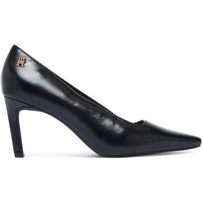 Tommy Hilfiger Szpilki Squared Toe High Heel Lth Pump FW0FW09510 Czarny 41 Czarny Damskie Tommy Hilfiger Szpilki Squared Toe High Heel Lth Pump FW0FW09510 Czarny 41 Czarny Damskie