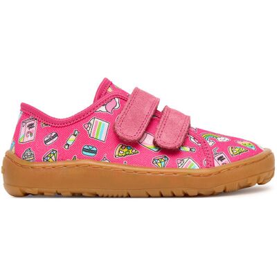 Froddo Kapcie Barefoot Canvas G1700440-10 S Różowy 26 Różowy Dziewczynka Froddo Kapcie Barefoot Canvas G1700440-10 S Różowy 26 Różowy Dziewczynka