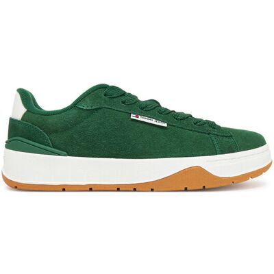 Tommy Hilfiger - Leather Chunky Trainers - Zielony - Buty Tommy Hilfiger - Leather Chunky Trainers - Zielony - Buty