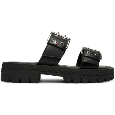 Tommy Jeans Klapki Tjw Buckle Straps Sandal EN0EN02966 Czarny 39 Czarny Damskie Tommy Jeans Klapki Tjw Buckle Straps Sandal EN0EN02966 Czarny 39 Czarny Damskie