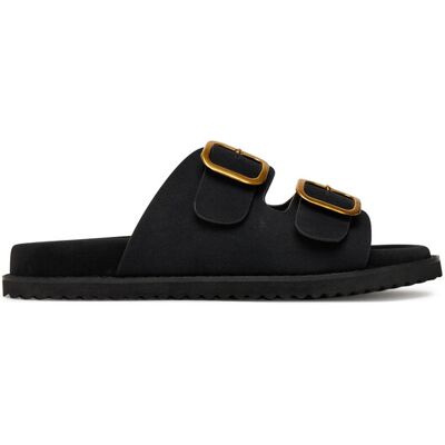 DeeZee Klapki J362023 Czarny 39 Czarny Damskie DeeZee Klapki J362023 Czarny 39 Czarny Damskie