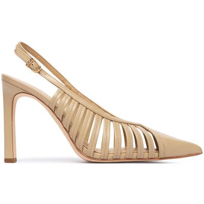 MICHAEL Michael Kors Szpilki Adriana 40T6ADHP1L Khaki 39 Khaki Damskie MICHAEL Michael Kors Szpilki Adriana 40T6ADHP1L Khaki 39 Khaki Damskie