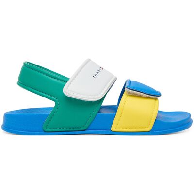 Tommy Hilfiger Sandały T1X2-33913-1172 S Kolorowy 28 Kolorowy Chłopiec Tommy Hilfiger Sandały T1X2-33913-1172 S Kolorowy 28 Kolorowy Chłopiec