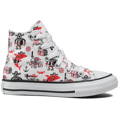 Converse Trampki Chuck Taylor All Star Pirate 372874C Biały 28_1_2 Biały Chłopiec Converse Trampki Chuck Taylor All Star Pirate 372874C Biały 28_1_2 Biały Chłopiec