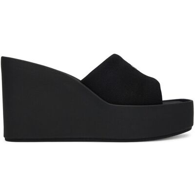 Calvin Klein Klapki Wedge 70 Sndl Canv Mg HW0HW03134 Czarny 36 Czarny Damskie Calvin Klein Klapki Wedge 70 Sndl Canv Mg HW0HW03134 Czarny 36 Czarny Damskie