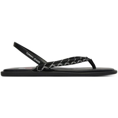 Tommy Jeans Sandały Tjw Casual Rope Sandal EN0EN02951 Czarny 42 Czarny Damskie Tommy Jeans Sandały Tjw Casual Rope Sandal EN0EN02951 Czarny 42 Czarny Damskie