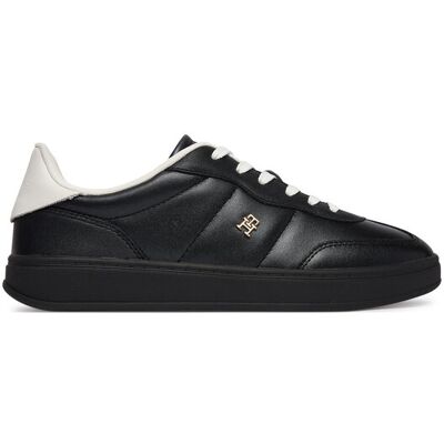 Tommy Hilfiger Sneakersy Th Heritage Shiny Sneaker FW0FW09179 Czarny 38 Czarny Damskie Tommy Hilfiger Sneakersy Th Heritage Shiny Sneaker FW0FW09179 Czarny 38 Czarny Damskie