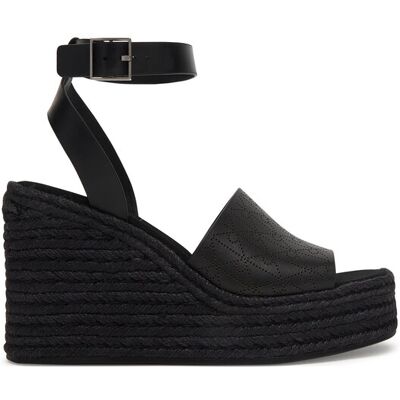 Calvin Klein Espadryle Wedge Espad 70 Aop Lth HW0HW03138 Czarny 41 Czarny Damskie Calvin Klein Espadryle Wedge Espad 70 Aop Lth HW0HW03138 Czarny 41 Czarny Damskie