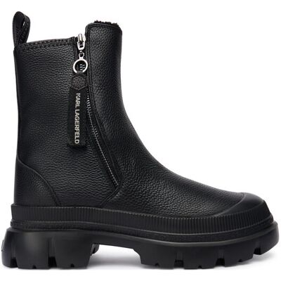 KARL LAGERFELD Botki KL43566 Czarny 35 Czarny Damskie KARL LAGERFELD Botki KL43566 Czarny 35 Czarny Damskie