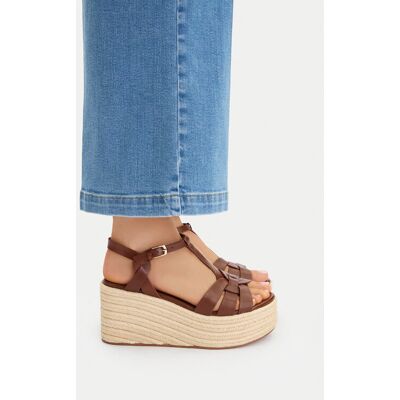 Badura Espadryle EO-AMARI-LT0228-26-805 Brązowy 40 Brązowy Damskie Badura Espadryle EO-AMARI-LT0228-26-805 Brązowy 40 Brązowy Damskie