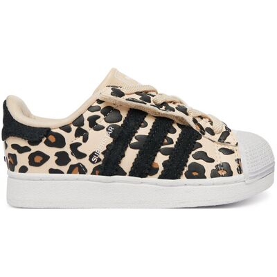 Adidas Sneakersy Superstar II Comfort Closure Elastic Lace KK2126 Beżowy 26_5 Beżowy Dziewczynka Adidas Sneakersy Superstar II Comfort Closure Elastic Lace KK2126 Beżowy 26_5 Beżowy Dziewczynka