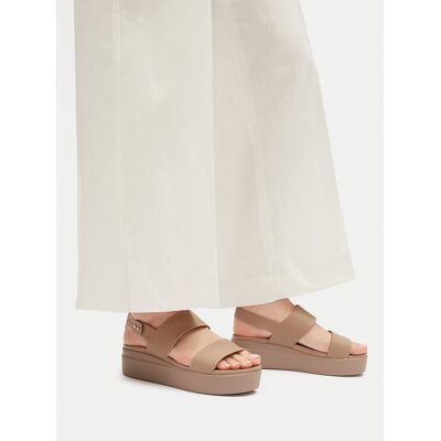 Crocs Sandały Brooklyn Low Wedge W 206453 Beżowy 39_5 Beżowy Damskie Crocs Sandały Brooklyn Low Wedge W 206453 Beżowy 39_5 Beżowy Damskie