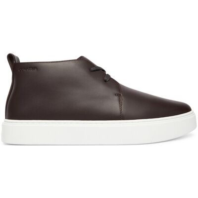 Calvin Klein Sneakersy Hybrid Clean Cup Mid Boot Lth HM0HM02010 Bordowy 43 Bordowy Męskie Calvin Klein Sneakersy Hybrid Clean Cup Mid Boot Lth HM0HM02010 Bordowy 43 Bordowy Męskie