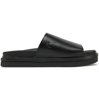 Calvin Klein Jeans Klapki Flat Molded Sandal Slide YW0YW01710 Czarny 39 Czarny Damskie Calvin Klein Jeans Klapki Flat Molded Sandal Slide YW0YW01710 Czarny 39 Czarny Damskie