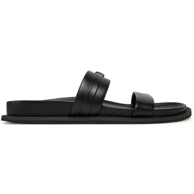 MICHAEL Michael Kors Klapki Mandy Flat Sandal 40S5MAFS2L Czarny 37 Czarny Damskie MICHAEL Michael Kors Klapki Mandy Flat Sandal 40S5MAFS2L Czarny 37 Czarny Damskie