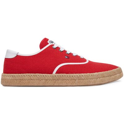 Tommy Hilfiger Espadryle Th Hi Vulc Core Jutte Canvas FM0FM05872 Czerwony 42 Czerwony Męskie Tommy Hilfiger Espadryle Th Hi Vulc Core Jutte Canvas FM0FM05872 Czerwony 42 Czerwony Męskie