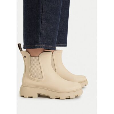 Tommy Hilfiger Kalosze Flag Cleated FW0FW09387 Beżowy 37 Beżowy Damskie Tommy Hilfiger Kalosze Flag Cleated FW0FW09387 Beżowy 37 Beżowy Damskie