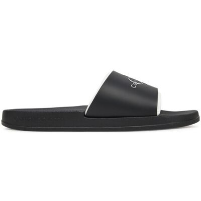 Calvin Klein Jeans Klapki Slide Rubber Neoprene Monologo YM0YM00361 Czarny 44 Czarny Męskie Calvin Klein Jeans Klapki Slide Rubber Neoprene Monologo YM0YM00361 Czarny 44 Czarny Męskie